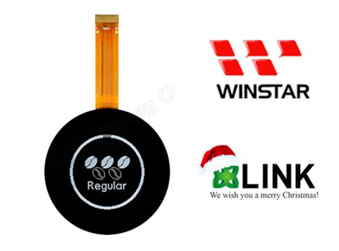 Winstar WO128128A2 – a circular COG LCD display